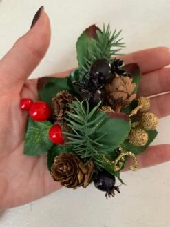 Christmas Hair Clip With Pine Cones And Berries. 15 Christmas Hair Clip With Pine Cones And Berries. -Cheap Bags & Purses Store il fullxfull.4341851127 7zv3