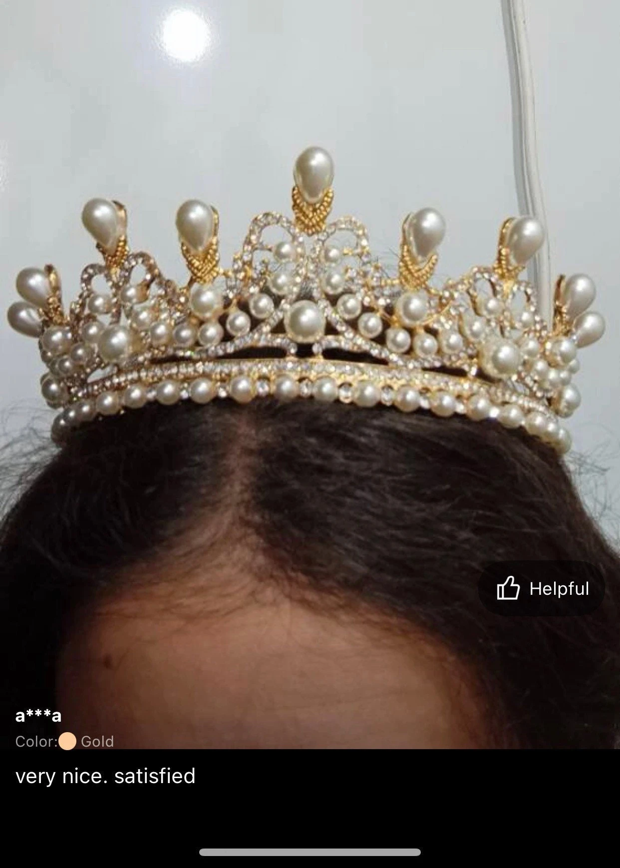 Bridal Rhinestone Pearl Tiara/ Bridal/ Wedding/ Engagement/ Anniversary/ Birthday/ Party/ Gift/ Christmas/ Valentines/ Formal Event/ Prom 11 Bridal Rhinestone Pearl Tiara/ Bridal/ Wedding/ Engagement/ Anniversary/ Birthday/ Party/ Gift/ Christmas/ Valentines/ Formal Event/ Prom - Image 9