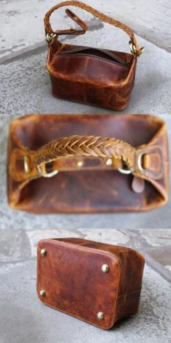 Personalised Leather Handbag, Shoulder Bag, Top Handle Bag, Ladies Handbag, Ladies Leather Backpack, Gifts For Her, Christmas Gift -Cheap Bags & Purses Store il fullxfull.4347453264 o34v