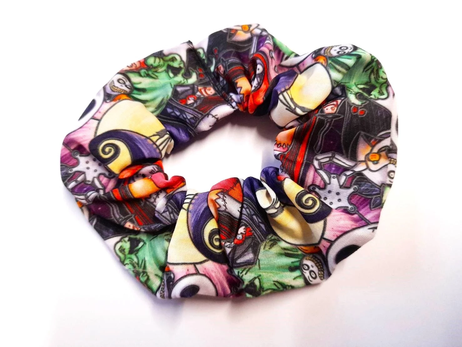 Nightmare Befor Christmas Hair Accessoires, Scrunchies, Jack Skellington Scrunchie, Jack And Sally, Nightmare Before Christmas Scrunchies 8 Nightmare Befor Christmas Hair Accessoires, Scrunchies, Jack Skellington Scrunchie, Jack And Sally, Nightmare Before Christmas Scrunchies - Image 6