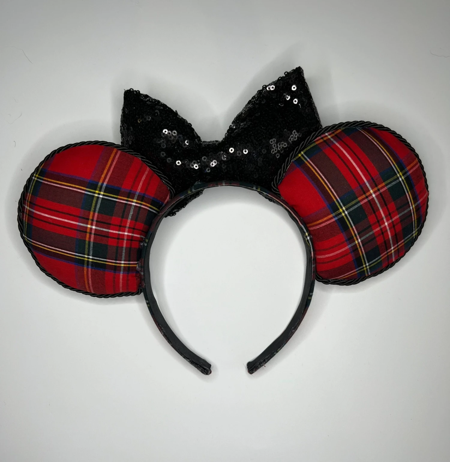 Christmas Tartan And Sequin Mouse Ears 6 Christmas Tartan And Sequin Mouse Ears - Image 4