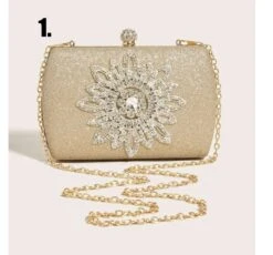 Silver/ Gold Rhinestone Evening Bag/ Clutch/ Wedding/ Bridal/ Anniversary/ Party/ Birthday/ Night Out/ Date Night/ Christmas -Cheap Bags & Purses Store il fullxfull.4368372731 f99s