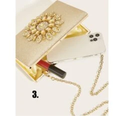 Silver/ Gold Rhinestone Evening Bag/ Clutch/ Wedding/ Bridal/ Anniversary/ Party/ Birthday/ Night Out/ Date Night/ Christmas -Cheap Bags & Purses Store il fullxfull.4368372767 jx1t