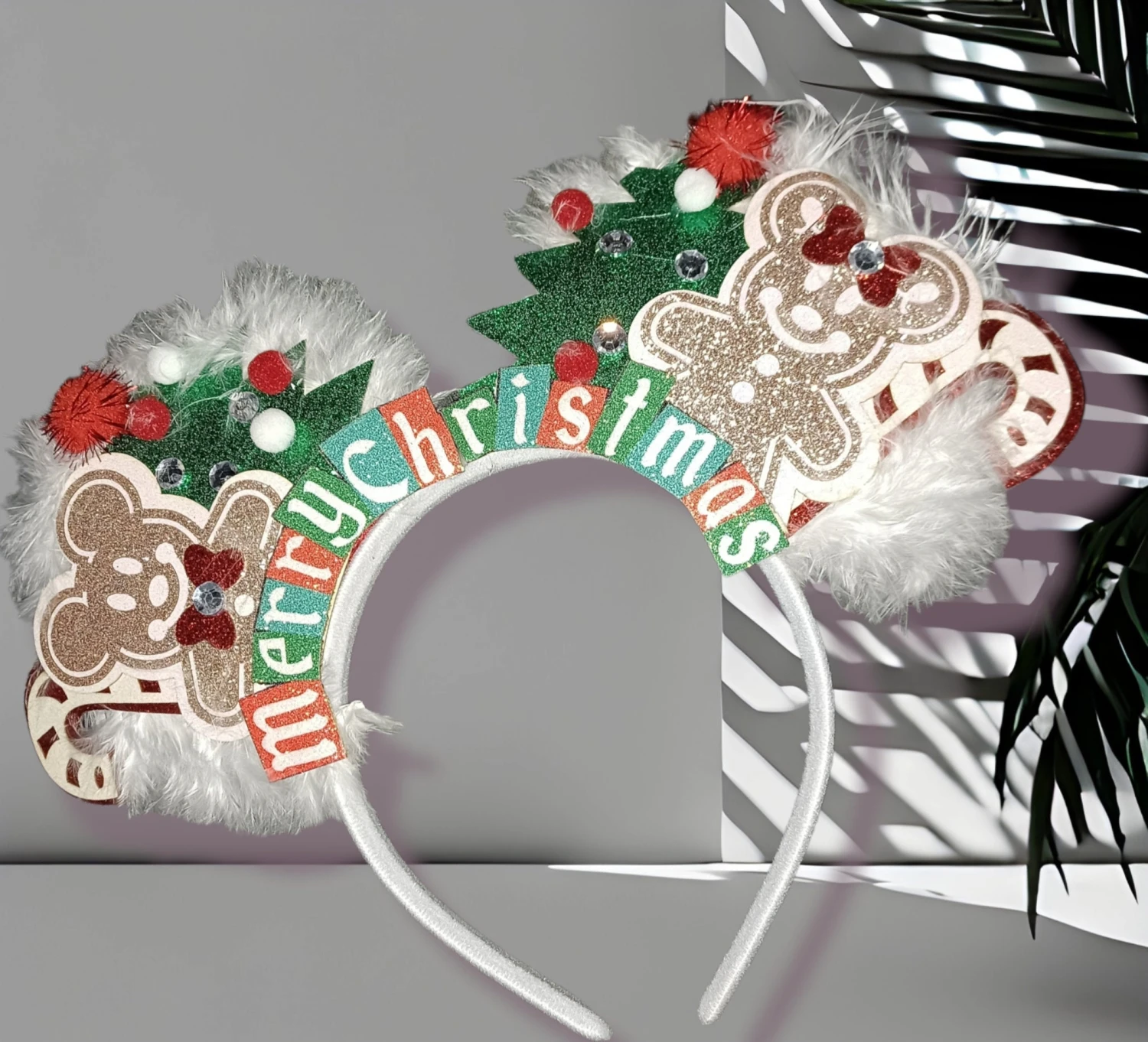 Christmas Inspired Mickey Headband Ears 3 Christmas Inspired Mickey Headband Ears