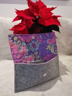 Grey Felt Clutch With Pink Stitches/Hand Sewing/Hand Made/Grey Bag/Felt Bag/Christmas Gift/Gift For Woman/Bag/Xmas/Valentines Day/ -Cheap Bags & Purses Store il fullxfull.4368607936 1ivj
