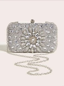 Rhinestone Clutch Bag/ Box Bag/ Evening Bag/ Wedding/ Bridal/ Engagement/ Anniversary/ Night Out/ Formal Event/ Party / Birthday/ Christmas -Cheap Bags & Purses Store il fullxfull.4370924571 ocat
