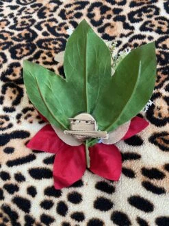 Festive Poinsettia & Sparkly Eucalyptus / Dual Fastening Hair Flower Clip / Brooch Corsage / Hair Accessory / Christmas Party Wear -Cheap Bags & Purses Store il fullxfull.4371958438 dite