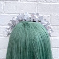 Silver Poinsettia Headband, Metallic Christmas, Holiday Hair Flower, Festive Wedding Accessories, Teenager Headband, Gift For Mom, Shiny -Cheap Bags & Purses Store il fullxfull.4375030024 24yt