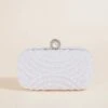 Pearl/ Rhinestone Clutch Box Bag/ Evening Bag/ Bridal/ Wedding/ Anniversary/ Engagement/ Birthday/ Party/ Christmas/ Special/formal Event