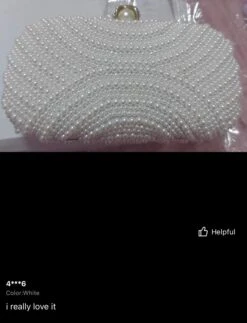 Pearl/ Rhinestone Clutch Box Bag/ Evening Bag/ Bridal/ Wedding/ Anniversary/ Engagement/ Birthday/ Party/ Christmas/ Special/formal Event -Cheap Bags & Purses Store il fullxfull.4375254929 gcdx