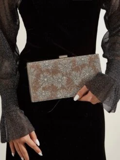 Rhinestone Chain Box Bag/ Clutch Bag/ Evening Bag/ Bridal/ Anniversary/ Engagement/ Wedding/ Christmas/ Gift/ Birthday/ Formal Event -Cheap Bags & Purses Store il fullxfull.4379066849 hygq