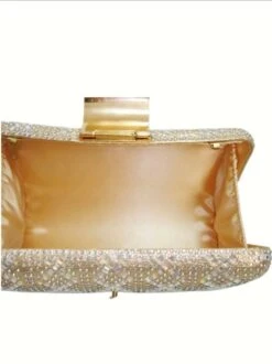 Rhinestone Chain Box Bag/ Clutch Bag/ Evening Bag/ Bridal/ Anniversary/ Engagement/ Wedding/ Christmas/ Gift/ Birthday/ Formal Event -Cheap Bags & Purses Store il fullxfull.4379066953 8mci