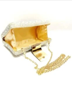 Rhinestone Chain Box Bag/ Clutch Bag/ Evening Bag/ Bridal/ Anniversary/ Engagement/ Wedding/ Christmas/ Gift/ Birthday/ Formal Event -Cheap Bags & Purses Store il fullxfull.4379066959 qr7s
