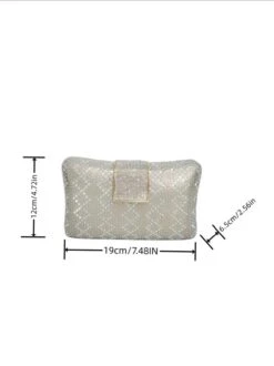 Rhinestone Chain Box Bag/ Clutch Bag/ Evening Bag/ Bridal/ Anniversary/ Engagement/ Wedding/ Christmas/ Gift/ Birthday/ Formal Event -Cheap Bags & Purses Store il fullxfull.4379066995 qeg5