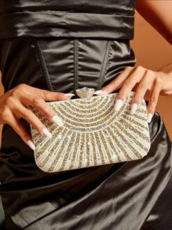 Pearl Box Bag/ Clutch Bag/ Evening Bag/ Bridal/ Wedding/ Party/ Anniversary/ Birthday/ Engagement/ Special Occasions/ Christmas/ Formal -Cheap Bags & Purses Store il fullxfull.4379185975 8y5o