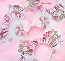Various Colours - Deluxe Gingerbread Merry Christmas Ears - Christmas Tree Headband Minnie Mouse Ears -- Gingerbread Mouse Ears Xmas -Cheap Bags & Purses Store il fullxfull.4382617985 bu9f
