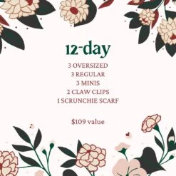 Christmas Scrunchie 12-Day Advent Calendar - Christmas Gifts For Her, Stocking Stuffer, Christmas Scrunchies - Hair Accessories -Cheap Bags & Purses Store il fullxfull.4385710912 hfs4