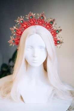 SALE Christmas Halo Headband Xmas Party Flower Crown Halo Headlights Merry Christmas Christmas Halo Happy Holidays Glitter -Cheap Bags & Purses Store il fullxfull.4396074044 gmd3