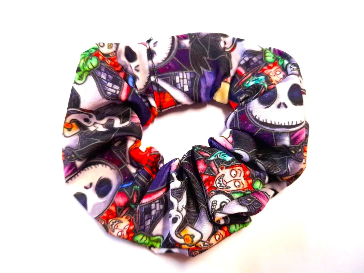 Nightmare Befor Christmas Hair Accessoires, Scrunchies, Jack Skellington Scrunchie, Jack And Sally, Nightmare Before Christmas Scrunchies 9 Nightmare Befor Christmas Hair Accessoires, Scrunchies, Jack Skellington Scrunchie, Jack And Sally, Nightmare Before Christmas Scrunchies - Image 7