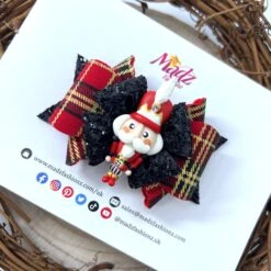 Christmas Nutcracker Hair Bow, Gold Glitter Bow, Red Tartan Bow, Christmas Hair Bows, Glitter Hair Bow, Xmas Headband, MadZFashionZ -Cheap Bags & Purses Store il fullxfull.4408307303 dtzq