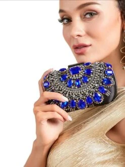 Green/ Blue Rhinestone Bridal Clutch/ Wedding/ Bridal/ Mehndi/ Evening Bag/ Party/ Date Night/ Anniversary/ Birthday/ Gift/ Christmas 19 Green/ Blue Rhinestone Bridal Clutch/ Wedding/ Bridal/ Mehndi/ Evening Bag/ Party/ Date Night/ Anniversary/ Birthday/ Gift/ Christmas -Cheap Bags & Purses Store il fullxfull.4410116077 8jaj