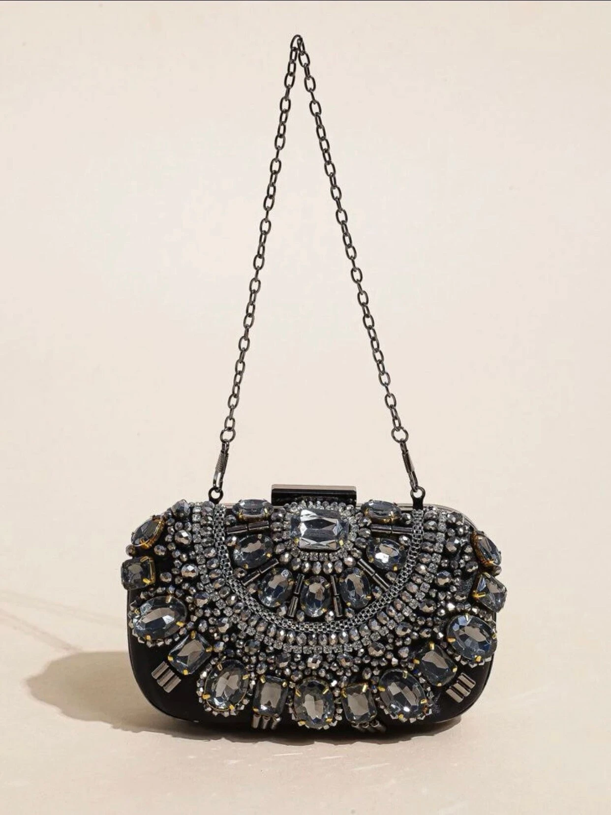 Green/ Blue Rhinestone Bridal Clutch/ Wedding/ Bridal/ Mehndi/ Evening Bag/ Party/ Date Night/ Anniversary/ Birthday/ Gift/ Christmas 7 Green/ Blue Rhinestone Bridal Clutch/ Wedding/ Bridal/ Mehndi/ Evening Bag/ Party/ Date Night/ Anniversary/ Birthday/ Gift/ Christmas - Image 5