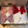Gift Box Of Stunning Big Velvet Hair Bows/ Velvet Hair Clips/Girls Velvet Hair Bow / Stocking Fillers / Girls Hair Accessory /Christmas Gift