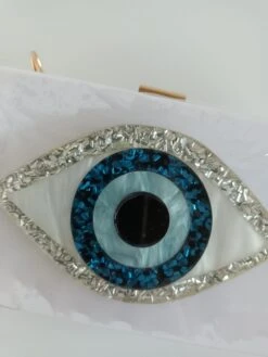 Nazar White Clutch Bag, Love, Friend, Anniversary, Birthday, Christmas Gift, Evil Eye, Trending, Fashionable -Cheap Bags & Purses Store il fullxfull.4422341175 1ds7