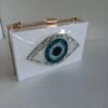 Nazar White Clutch Bag, Love, Friend, Anniversary, Birthday, Christmas Gift, Evil Eye, Trending, Fashionable -Cheap Bags & Purses Store il fullxfull.4422341381 60wy