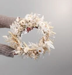 Modern Christmas Wreath No.27 / Soft Winter Door Wreath Christmas Decoration / Christmas Wreath / Xmas Door Wreath