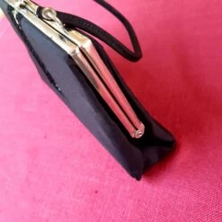 Classic Black Evening Bag, Vintage Evening Bag, Petit Point, Cocktail Bag, 1960s Style, Audrey Hepburn, Gift For Her, Christmas Gift -Cheap Bags & Purses Store il fullxfull.4426133471 n1rn