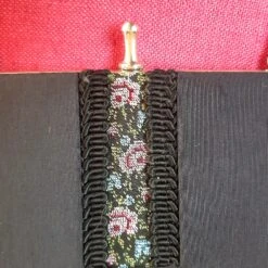 Classic Black Evening Bag, Vintage Evening Bag, Petit Point, Cocktail Bag, 1960s Style, Audrey Hepburn, Gift For Her, Christmas Gift -Cheap Bags & Purses Store il fullxfull.4426133553 ddjk