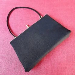 Classic Black Evening Bag, Vintage Evening Bag, Petit Point, Cocktail Bag, 1960s Style, Audrey Hepburn, Gift For Her, Christmas Gift -Cheap Bags & Purses Store il fullxfull.4426133869 bgxt