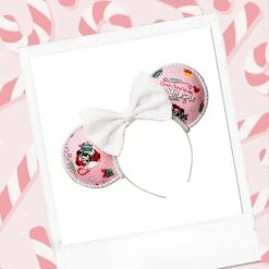 READY TO SHIP - Minnie Mouse North Pole - Christmas Collection - Disney Inspired Minnie Mouse Ears