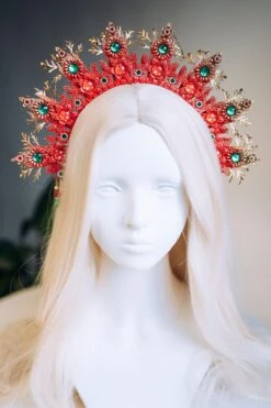 SALE Christmas Halo Headband Xmas Party Flower Crown Halo Headlights Merry Christmas Christmas Halo Happy Holidays Glitter -Cheap Bags & Purses Store il fullxfull.4443466337 o9o1