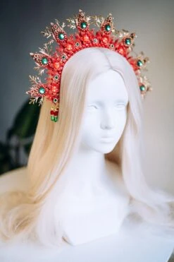 SALE Christmas Halo Headband Xmas Party Flower Crown Halo Headlights Merry Christmas Christmas Halo Happy Holidays Glitter -Cheap Bags & Purses Store il fullxfull.4443466465 fqcq