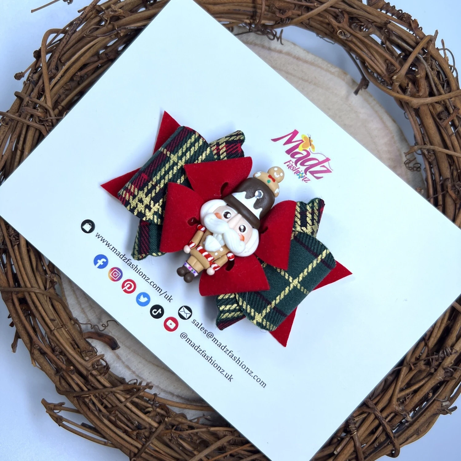 Green Tartan Hair Bow, Christmas Nutcracker Hair Clip, Gold Glitter Pin, Christmas Hair Bows, Fringe Clippie, Xmas Headband, Toddler,Holiday 10 Green Tartan Hair Bow, Christmas Nutcracker Hair Clip, Gold Glitter Pin, Christmas Hair Bows, Fringe Clippie, Xmas Headband, Toddler,Holiday - Image 8