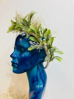 Mistletoe Magic Headpiece NYE Christmas Wonderland Sparkle Shower Headpiece Wreath Tiara