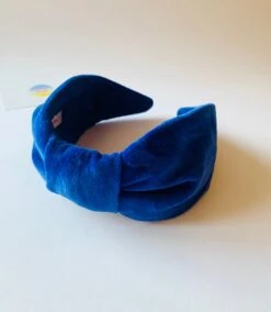 Blue Velvet Flat Knot Headband,cobalt Blue Luxury Hair Band, Alice Band, Plain Head Band, Wedding Special Event Christmas Gift. -Cheap Bags & Purses Store il fullxfull.4494407454 5i96
