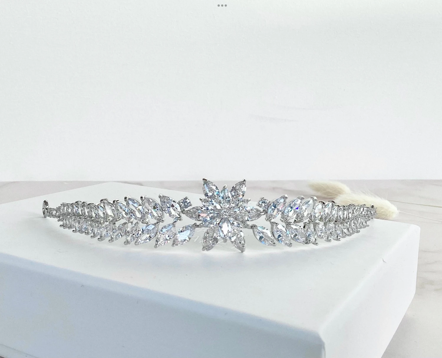 Snowflake Tiara, Silver Cubic Zircon Crown For Wedding, Bridal Hair Accessories,Brides Crown, Bridal Hairpiece, Winter Wedding, Christmas 12 Snowflake Tiara, Silver Cubic Zircon Crown For Wedding, Bridal Hair Accessories,Brides Crown, Bridal Hairpiece, Winter Wedding, Christmas - Image 10