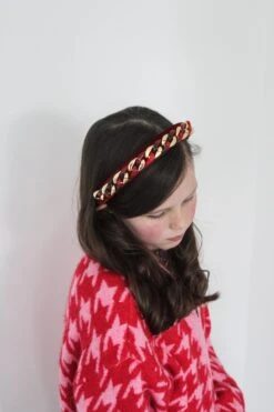 VIENNA RED & GOLD Beautiful Velvet 2 Cm Padded Headband Hairband Embellished With Tortoiseshell Chain Perfect Christmas Accessory Gift 18 VIENNA RED & GOLD Beautiful Velvet 2 Cm Padded Headband Hairband Embellished With Tortoiseshell Chain Perfect Christmas Accessory Gift -Cheap Bags & Purses Store il fullxfull.4637870939 laxt