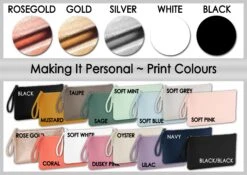 Personalised Mrs Est. Clutch Bag, Future Mrs, Bride, Bridesmaid, Wedding, Accessory Bag, Birthday Gift, Christmas Gift, Just Married -Cheap Bags & Purses Store il fullxfull.4637992206 fo21