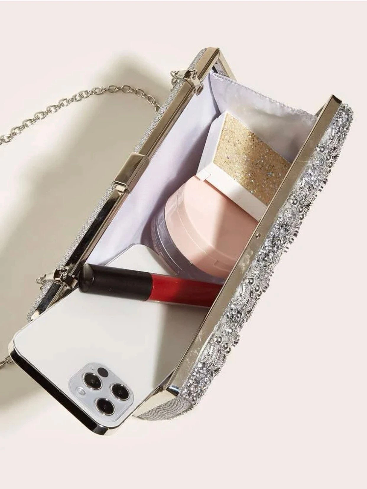 Rhinestone Box Bag/ Clutch Bag/ Bridal/ Wedding/ Anniversary/ Engagement/ Party/ Formal Event/ Birthday/ Night Out/ Date Night/ Christmas 6 Rhinestone Box Bag/ Clutch Bag/ Bridal/ Wedding/ Anniversary/ Engagement/ Party/ Formal Event/ Birthday/ Night Out/ Date Night/ Christmas - Image 4