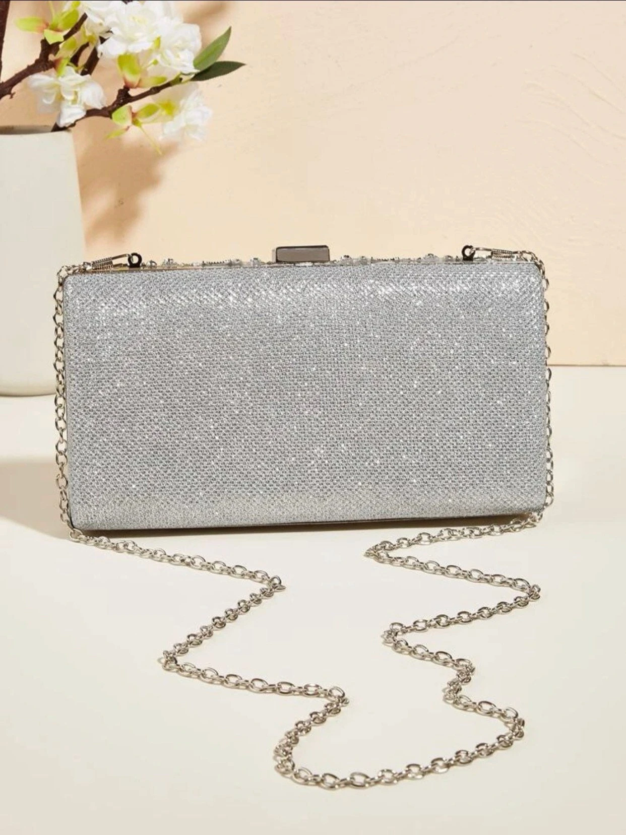 Rhinestone Box Bag/ Clutch Bag/ Bridal/ Wedding/ Anniversary/ Engagement/ Party/ Formal Event/ Birthday/ Night Out/ Date Night/ Christmas 7 Rhinestone Box Bag/ Clutch Bag/ Bridal/ Wedding/ Anniversary/ Engagement/ Party/ Formal Event/ Birthday/ Night Out/ Date Night/ Christmas - Image 5