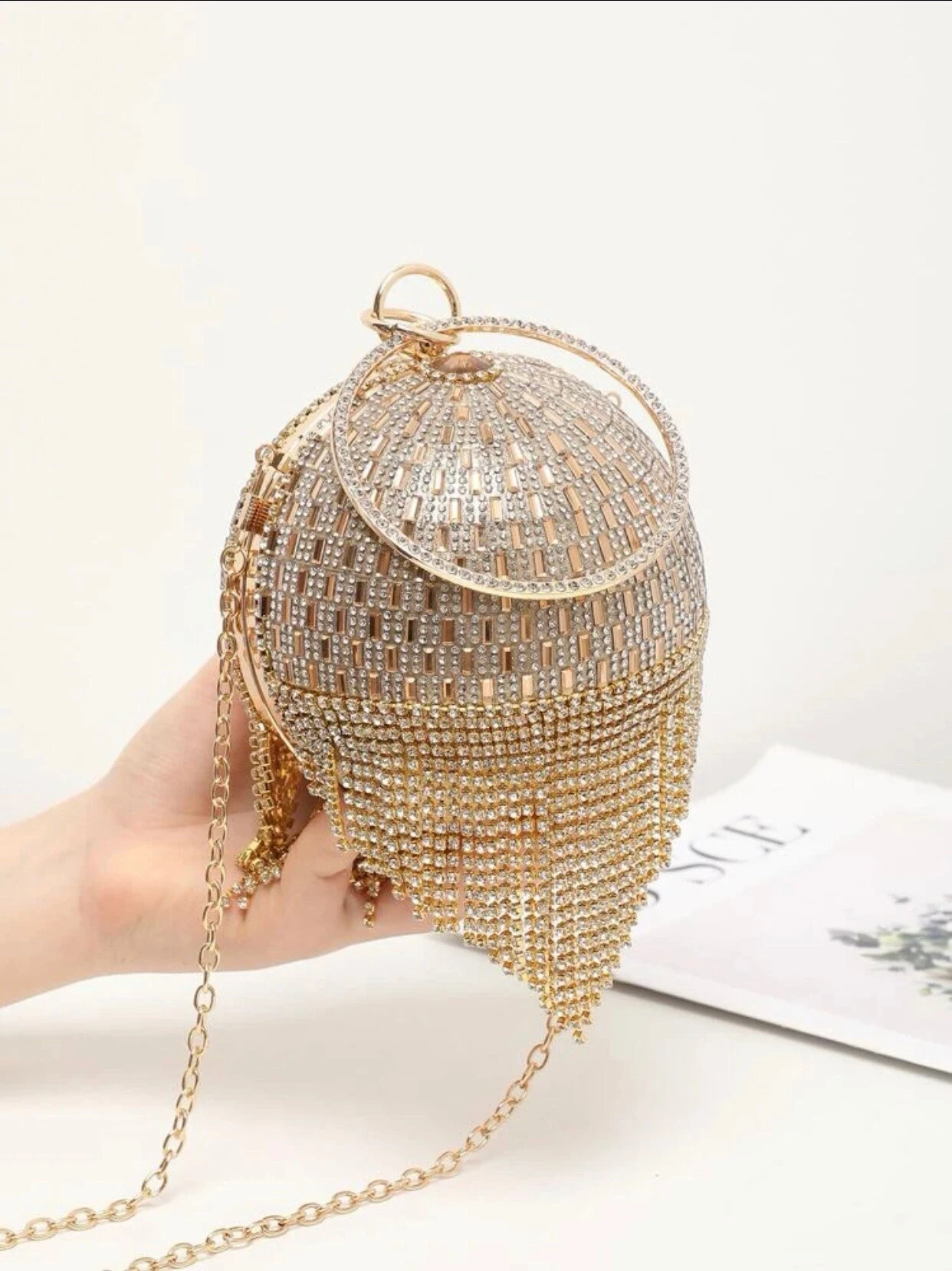 Rhinestone Box Bag/ Clutch Bag/ Bridal/ Wedding/ Anniversary/ Engagement/ Party/ Formal Event/ Birthday/ Night Out/ Date Night/ Christmas 10 Rhinestone Box Bag/ Clutch Bag/ Bridal/ Wedding/ Anniversary/ Engagement/ Party/ Formal Event/ Birthday/ Night Out/ Date Night/ Christmas - Image 8