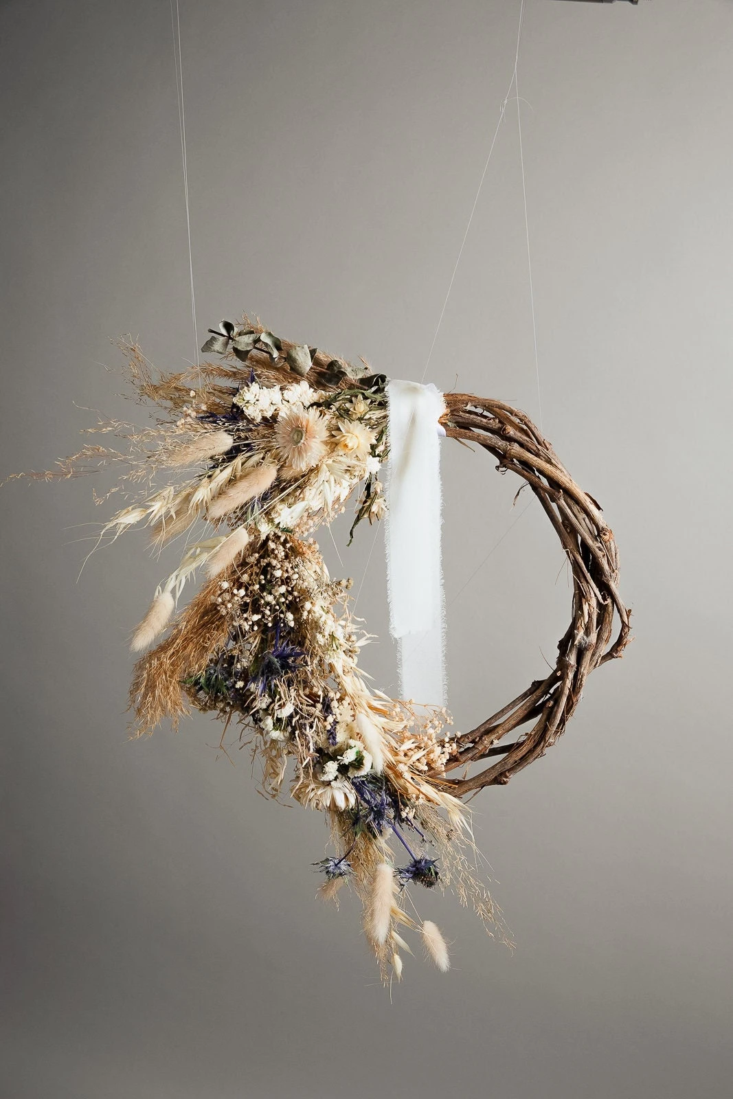 Modern Christmas Wreath No.17 / Scottish Thistles In Soft Winter Door Wreath Christmas Decoration / Christmas Wreath / Xmas Door Wreath 7 Modern Christmas Wreath No.17 / Scottish Thistles In Soft Winter Door Wreath Christmas Decoration / Christmas Wreath / Xmas Door Wreath - Image 5