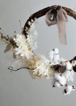 Modern Christmas Wreath No.9 / Cotton In Soft Winter Door Wreath Christmas Decoration / Christmas Wreath / Xmas Door Wreath 18 Modern Christmas Wreath No.9 / Cotton In Soft Winter Door Wreath Christmas Decoration / Christmas Wreath / Xmas Door Wreath -Cheap Bags & Purses Store il fullxfull.4676560926 b2h6