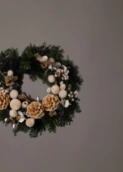 Modern Christmas Wreath No.10 / Preserved Pine In Soft Winter Door Wreath Christmas Decoration / Christmas Wreath / Xmas Door Wreath 21 Modern Christmas Wreath No.10 / Preserved Pine In Soft Winter Door Wreath Christmas Decoration / Christmas Wreath / Xmas Door Wreath -Cheap Bags & Purses Store il fullxfull.4725315557 mo2h