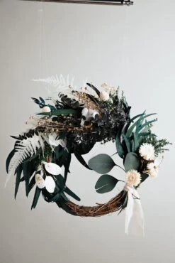 Modern Christmas Wreath No.15 / Cotton In Soft Winter Door Wreath Christmas Decoration / Christmas Wreath / Xmas Door Wreath 14 Modern Christmas Wreath No.15 / Cotton In Soft Winter Door Wreath Christmas Decoration / Christmas Wreath / Xmas Door Wreath -Cheap Bags & Purses Store il fullxfull.4725509755 nohd