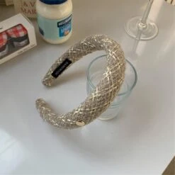 Elegant Checkered Headband, Padded Headbands, Knotted Headband, Hair Accessory, Turban Headband, Winter Headbands For Women, Christmas Gifts -Cheap Bags & Purses Store il fullxfull.4752601722 pbpw